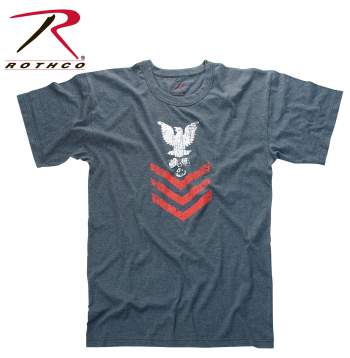 Vintage Style ''Naval Rank Insignia'' T-Shirt