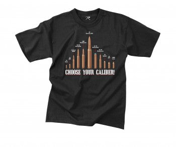 Vintage Style 'Choose Your Caliber' T-Shirt