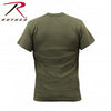 Solid Color Cotton / Polyester Blend Military T-Shirt