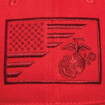 USMC Eagle, Globe and Anchor / US Flag Low Pro Cap
