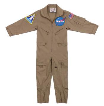 Kids NASA Flight Coveralls With Official NASA Patch