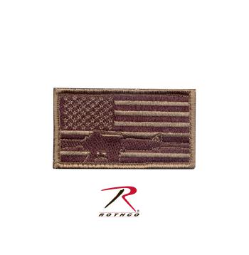 Subdued Flag & Rifle Morale Patch