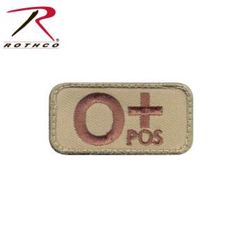 O Positive Blood Type Morale Patch