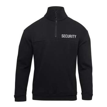 Security 1/4 Zip Job Shirt - Black