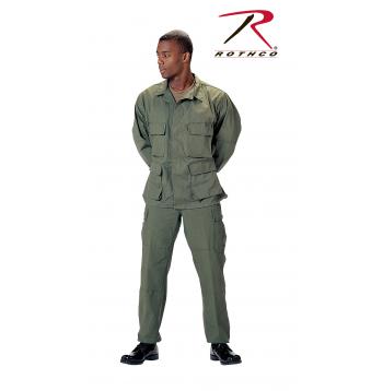 Tactical BDU Jacket/Shirt- Military-Inspired Twill Combat Jacket/Shirt