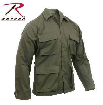 Tactical BDU Jacket/Shirt- Military-Inspired Twill Combat Jacket/Shirt