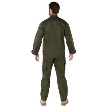 Tactical BDU Jacket/Shirt- Military-Inspired Twill Combat Jacket/Shirt