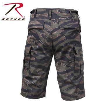 Long Camo BDU Shorts – Tactical Military-Style Cargo Shorts