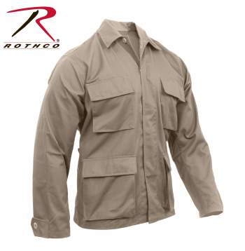 Tactical BDU Jacket/Shirt- Military-Inspired Twill Combat Jacket/Shirt