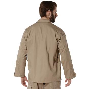 Tactical BDU Jacket/Shirt- Military-Inspired Twill Combat Jacket/Shirt