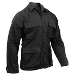 Tactical BDU Jacket/Shirt- Military-Inspired Twill Combat Jacket/Shirt