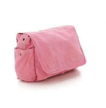 Vintage Style Washed Canvas Messenger Bag