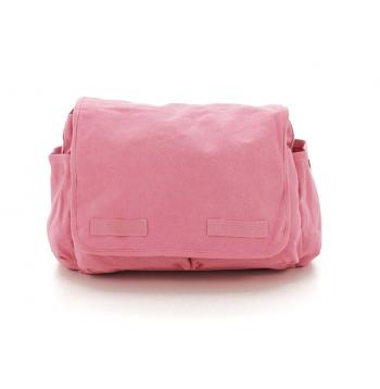 Vintage Style Washed Canvas Messenger Bag
