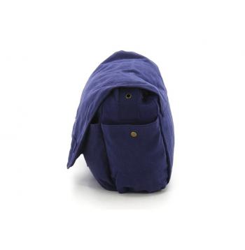 Vintage Style Washed Canvas Messenger Bag