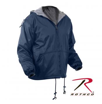 Reversible Lined Jacket With Hood