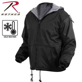 Reversible Lined Jacket With Hood