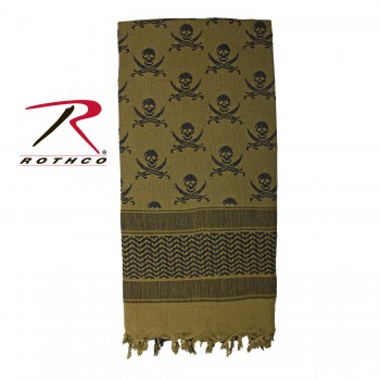 Skulls Shemagh Tactical Desert Keffiyeh Scarf