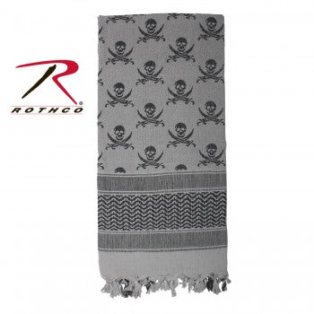 Skulls Shemagh Tactical Desert Keffiyeh Scarf