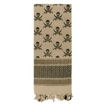 Skulls Shemagh Tactical Desert Keffiyeh Scarf