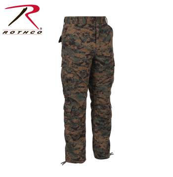 Digital Camo Tactical BDU Pants – Military Cargo Combat Pants
