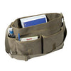 Heavyweight Canvas Classic Messenger Bag With Military Stencil