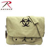 Vintage Style Canvas Paratrooper Bag w/ Bio-Hazard Symbol