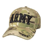 Deluxe Army Embroidered Low Profile Insignia Cap