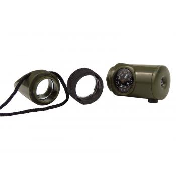6-in-1 LED Survival Whistle Kit