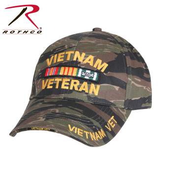 Deluxe Low Profile Vietnam Veteran Insignia Cap