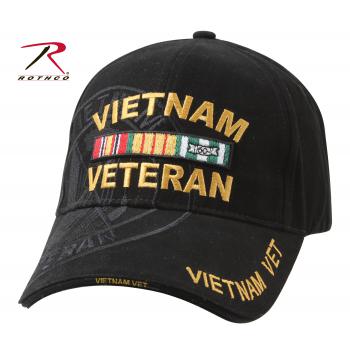 Deluxe Vietnam Veteran Military Low Profile Shadow Caps