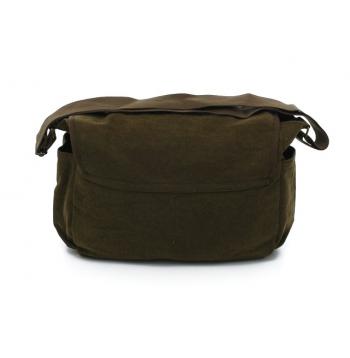 Vintage Style Washed Canvas Messenger Bag