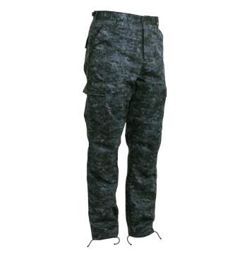 Digital Camo Tactical BDU Pants – Military Cargo Combat Pants