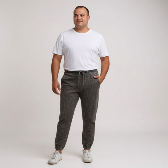 Fleece Mineral Wash Sweatpants Joggers Black 548 875VR