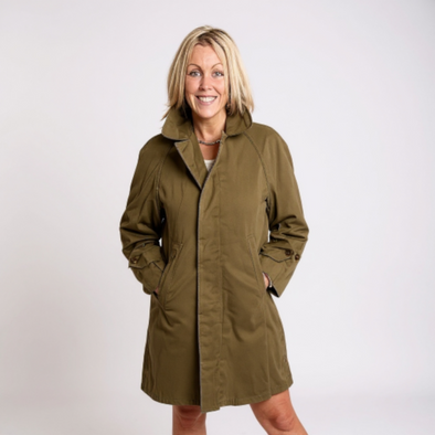 Women's Vintage Canadian Cadet Trench Coat