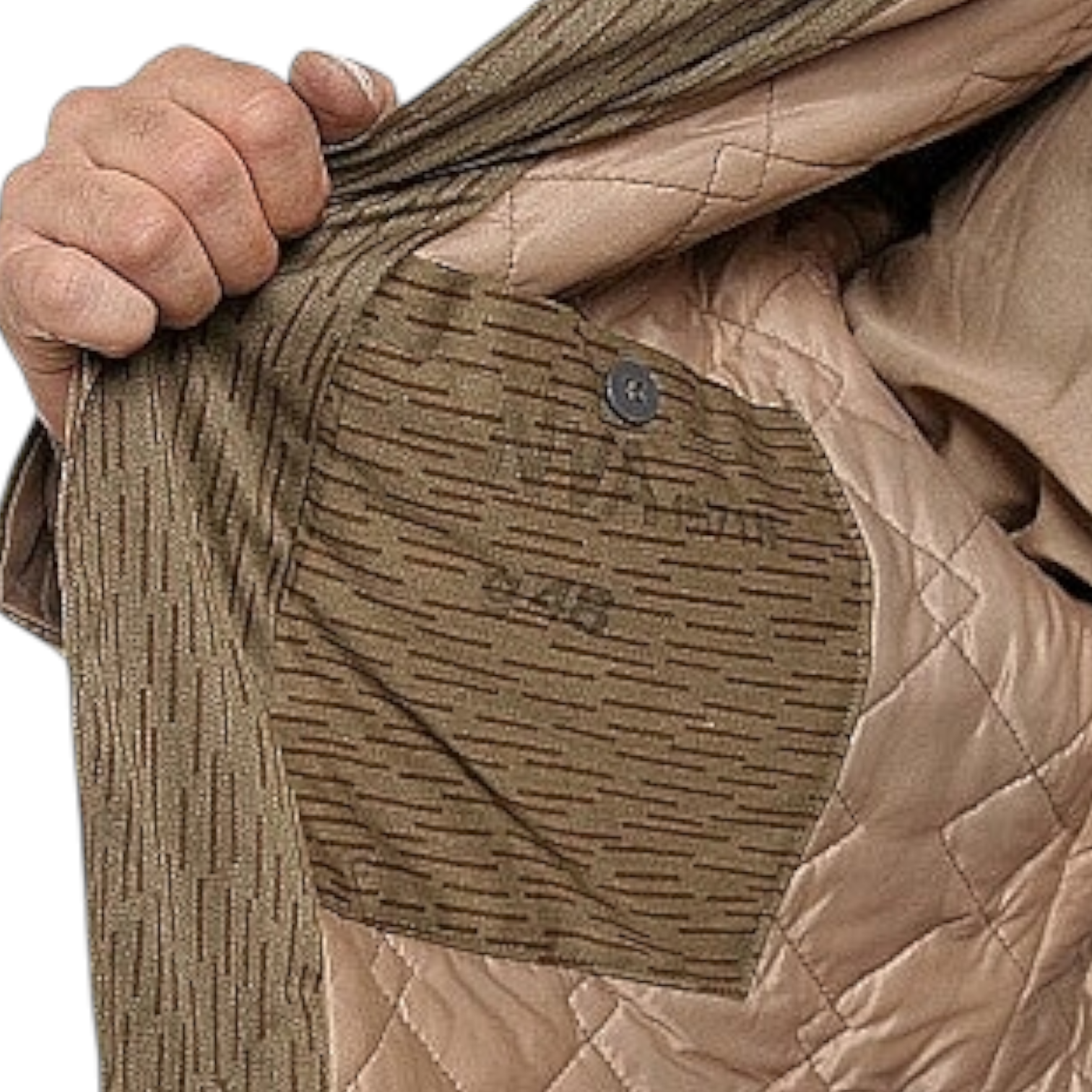 East German Raindrop Camo Pattern Insulated Jacket - RARE