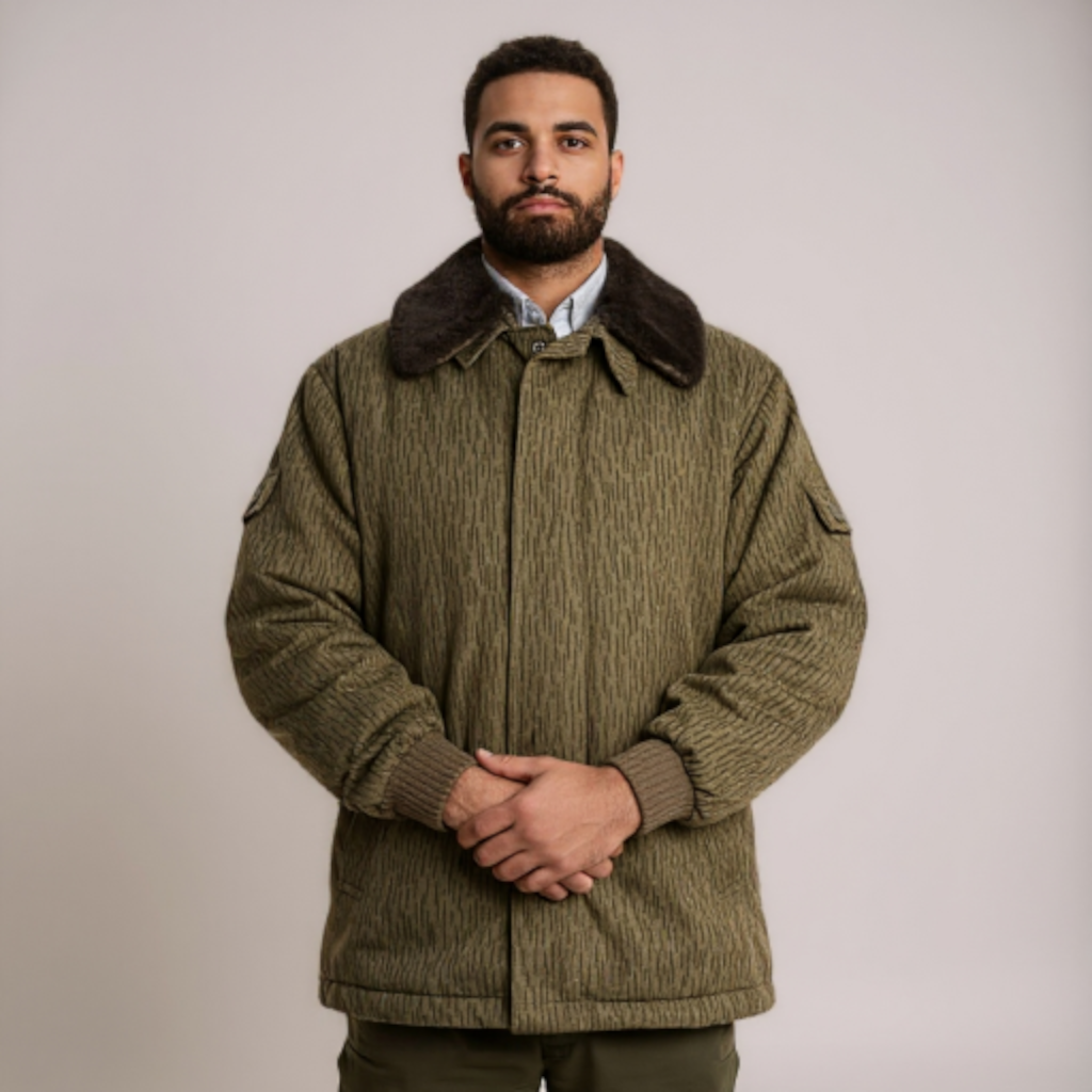 East German Raindrop Pattern Winter Jacket, Older Model *Low Stock*