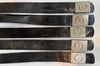 East German DDR Black Leather Belt