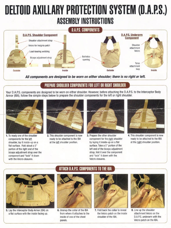 Deltoid Protector w/ Ballistic Inserts