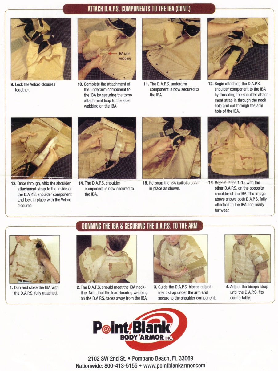 Deltoid Protector w/ Ballistic Inserts (Set of 2)