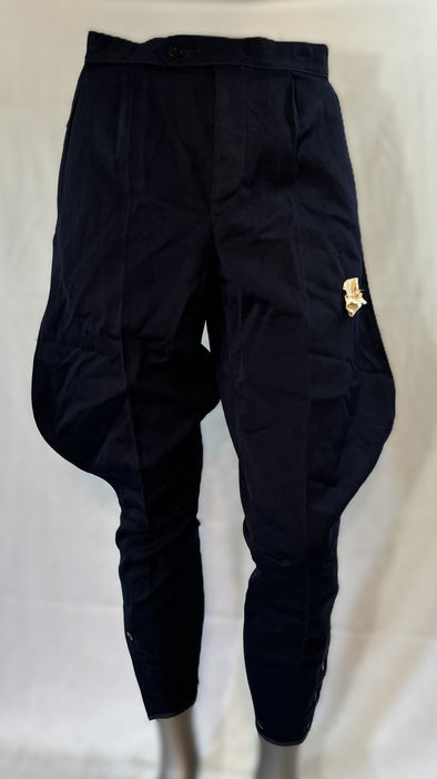 East German Dark Blue Male Service Boot Pants MdI