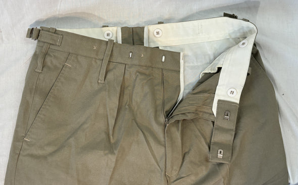 Vintage British Tropical Service Uniform Trousers