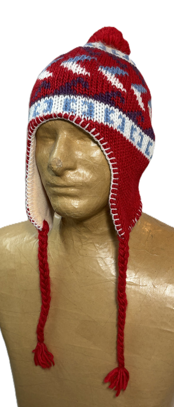 Stylish Multi-Color Knit Winter Beenie Cap