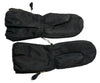 Cold Weather Mittens Black w/ Zipper