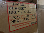 Authentic 1950's Canadian Civil Defense Wool Blanket, Brand New *Very RARE*