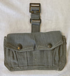 P37 2-Pocket Cartridge Carrier Blue-Gray Belgium Post-WWII