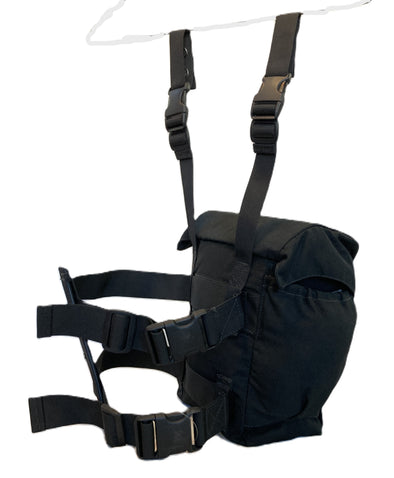 Black Drop Leg Protective Mask Carrier