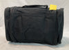 Black Nylon Multi-Compartment Hanging Travel Bag