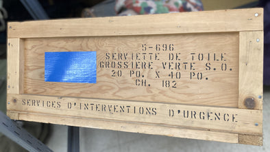 Canadian Military Wooden Storage Crate
