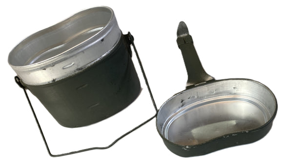 East German 2-Pc Cooking Mess kit