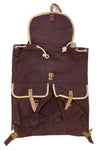 Vintage Purple Canvas Backpack